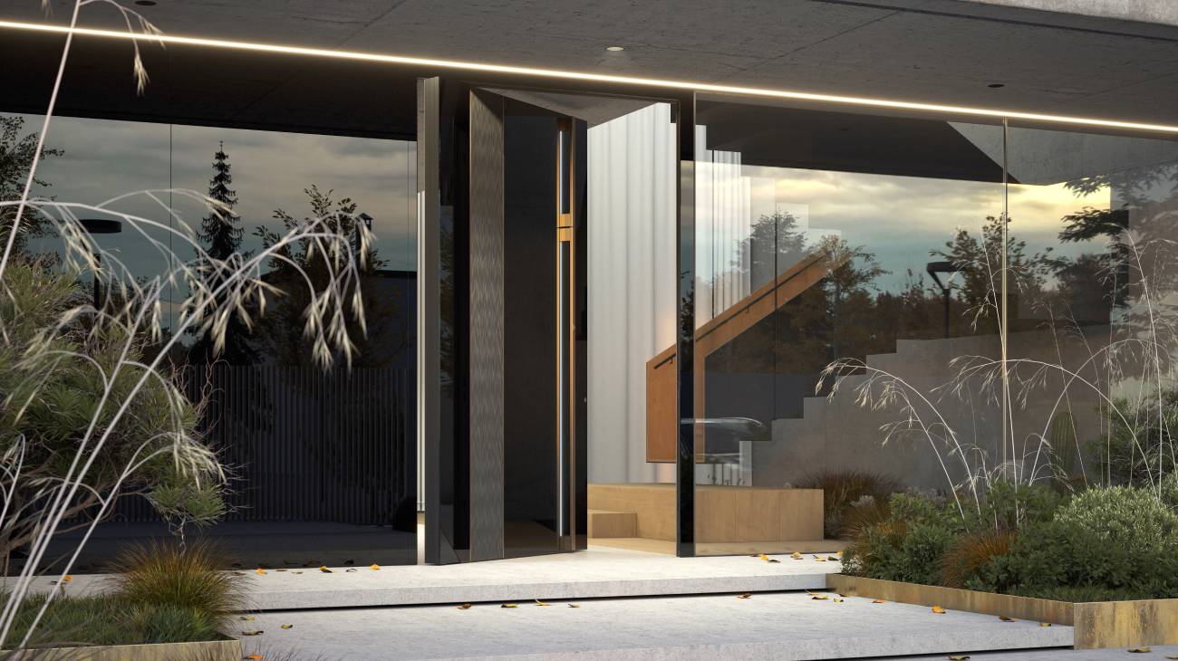 Innovative Pivot-Haustüren